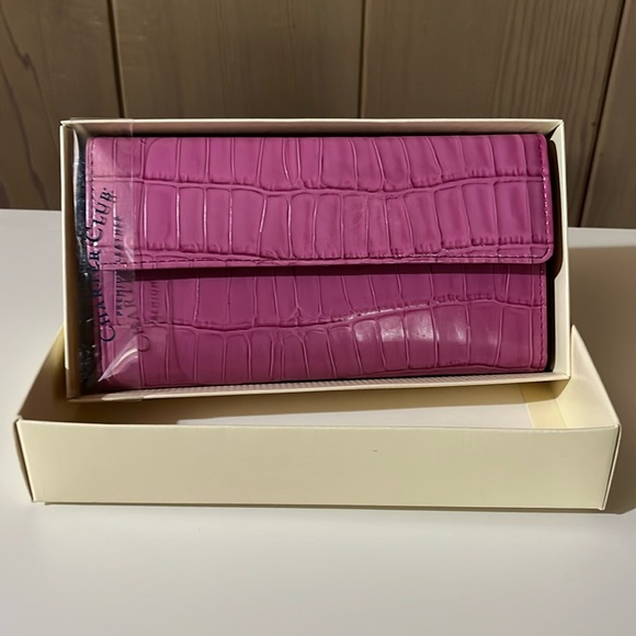 Leather Charter Club wallet - Picture 1 of 7
